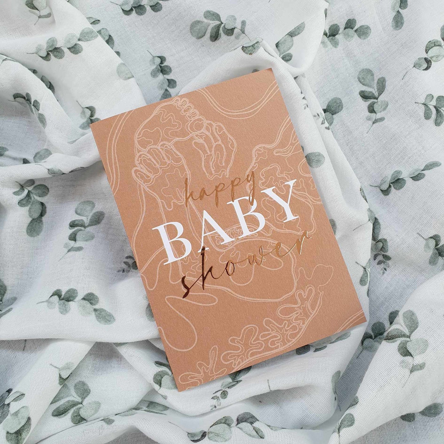 Happy babyshower - kaart