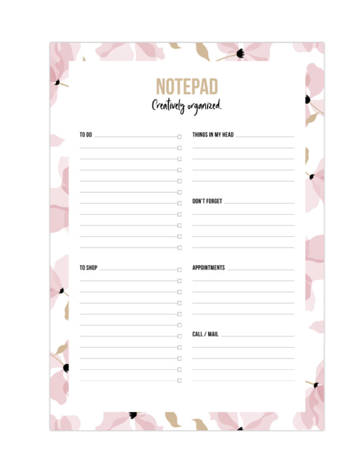 Notepad - Creativety organized