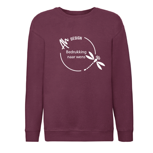 Sweater met ontwerp naar wens