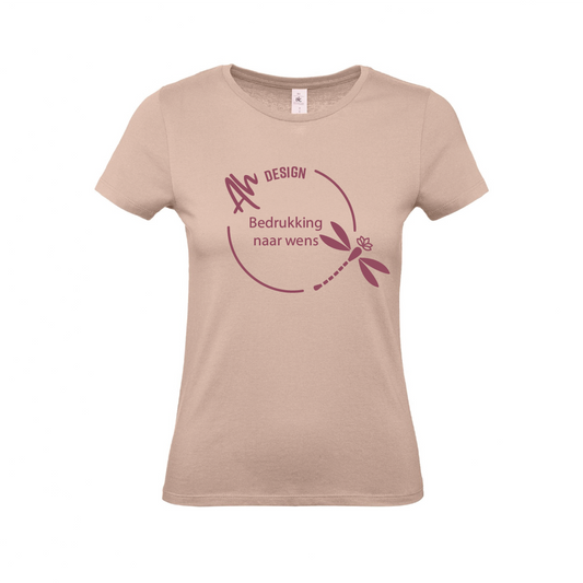 T-shirt met ontwerp naar wens - Dames
