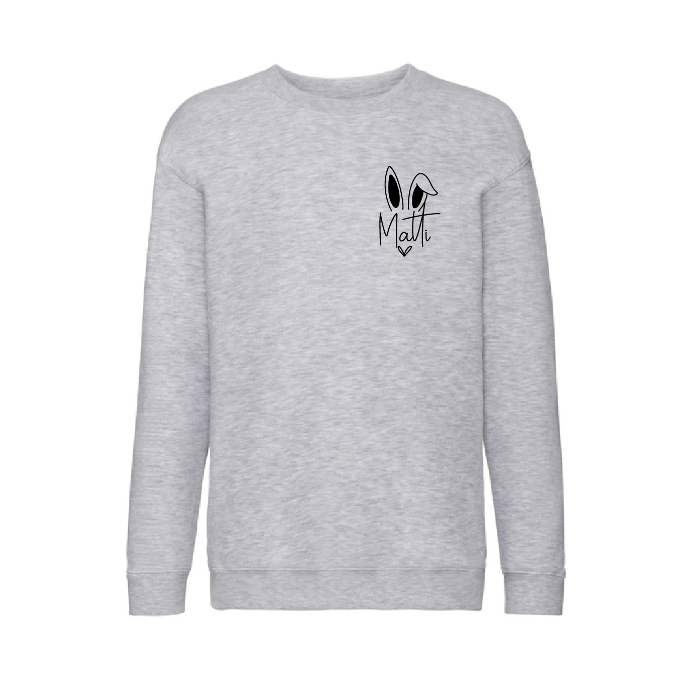 Bunny met naam - sweater de iets grotere