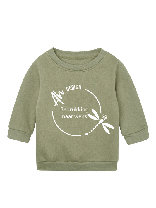 Sweater met ontwerp naar wens